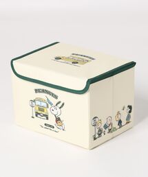 PEANUTS（ピーナッツ）の「【 PEANUTS 】 スヌーピー 折り畳み収納ＢＯＸバス 26W11（収納グッズ）」