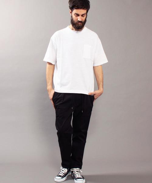 BEAUTY&YOUTH UNITED ARROWS（ビューティーアンドユースユナイテッドアローズ）の「BY ∴ エアスラブ ワイド Tシャツ◆（Tシャツ/カットソー・メンズ・ホワイト/ブラック/ライトグレー/オリーブ・LARGE/MEDIUM/SMALL）」の19枚目の写真