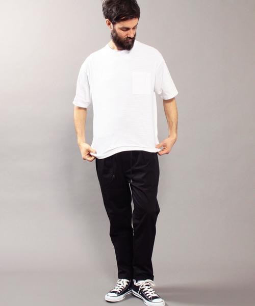 BEAUTY&YOUTH UNITED ARROWS（ビューティーアンドユースユナイテッドアローズ）の「BY ∴ エアスラブ ワイド Tシャツ◆（Tシャツ/カットソー・メンズ・ホワイト/ブラック/ライトグレー/オリーブ・LARGE/MEDIUM/SMALL）」の20枚目の写真