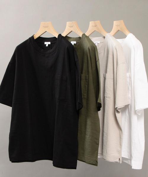 BEAUTY&YOUTH UNITED ARROWS（ビューティーアンドユースユナイテッドアローズ）の「BY ∴ エアスラブ ワイド Tシャツ◆（Tシャツ/カットソー・メンズ・ホワイト/ブラック/ライトグレー/オリーブ・LARGE/MEDIUM/SMALL）」の11枚目の写真