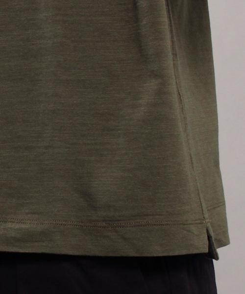 BEAUTY&YOUTH UNITED ARROWS（ビューティーアンドユースユナイテッドアローズ）の「BY ∴ エアスラブ ワイド Tシャツ◆（Tシャツ/カットソー・メンズ・ホワイト/ブラック/ライトグレー/オリーブ・LARGE/MEDIUM/SMALL）」の7枚目の写真