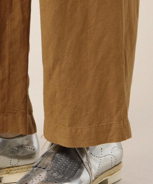BEAUTY&YOUTH UNITED ARROWS（ビューティーアンドユースユナイテッドアローズ）の「BY タックワイドリボンパンツ 2◆（その他パンツ・レディース・ブラック/ブラウン/ネイビー・SMALL/MEDIUM）」の13枚目の写真