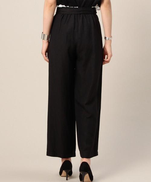 BEAUTY&YOUTH UNITED ARROWS（ビューティーアンドユースユナイテッドアローズ）の「BY タックワイドリボンパンツ 2◆（その他パンツ・レディース・ブラック/ブラウン/ネイビー・SMALL/MEDIUM）」の7枚目の写真