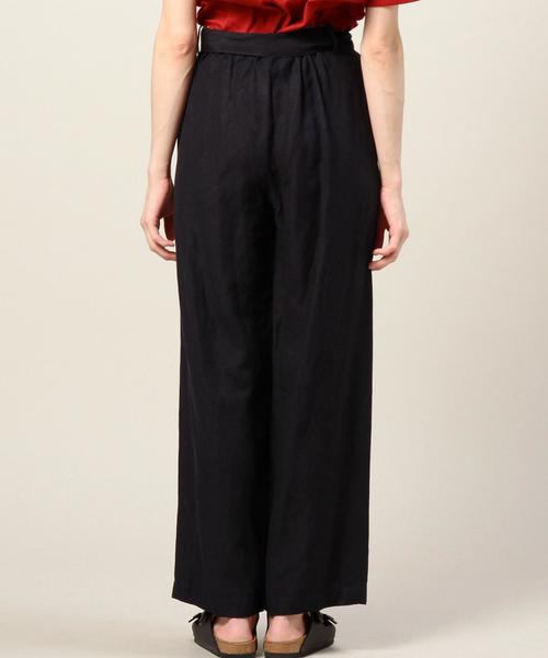 BEAUTY&YOUTH UNITED ARROWS（ビューティーアンドユースユナイテッドアローズ）の「BY タックワイドリボンパンツ 2◆（その他パンツ・レディース・ブラック/ブラウン/ネイビー・SMALL/MEDIUM）」の15枚目の写真