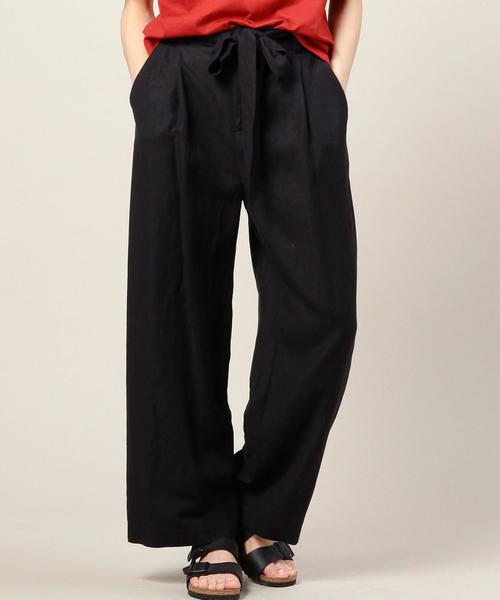 BEAUTY&YOUTH UNITED ARROWS（ビューティーアンドユースユナイテッドアローズ）の「BY タックワイドリボンパンツ 2◆（その他パンツ・レディース・ブラック/ブラウン/ネイビー・SMALL/MEDIUM）」の17枚目の写真