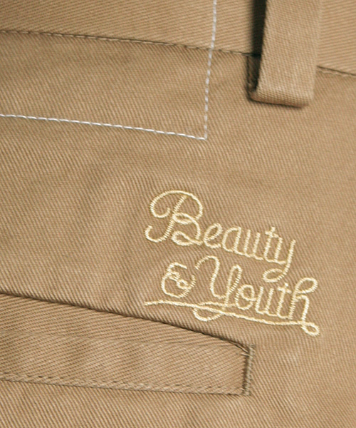 BEAUTY&YOUTH UNITED ARROWS（ビューティーアンドユースユナイテッドアローズ）の「BY CHINO EMBRO CROP（その他パンツ・メンズ・ベージュ/ネイビー/ブラック・MEDIUM/LARGE/X-LARGE/SMALL）」の7枚目の写真