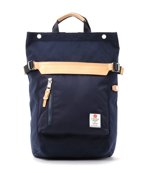 AS2OV(アッソブ)の「【AS2OV】HI DENSITY CORDURA NYLON 2WAY BAG/コーデュラナイロンバックパック/091403(バックパック/リュック・メンズ・ブラック/バーガンディー/カーキ/マルチ/ベージュ/ネイビー・FREE)」の7枚目の写真