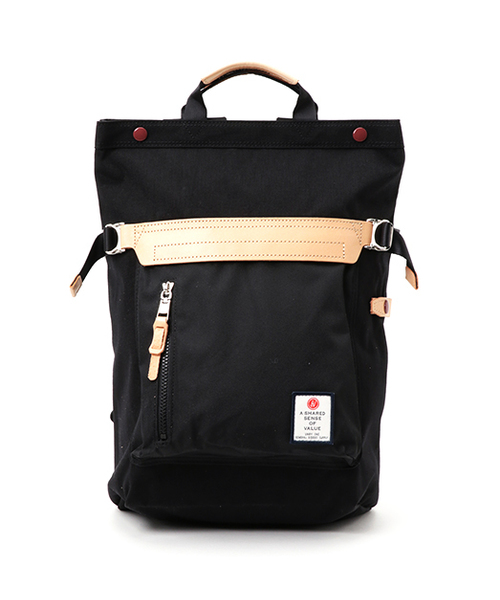 AS2OV(アッソブ)の「【AS2OV】HI DENSITY CORDURA NYLON 2WAY BAG/コーデュラナイロンバックパック/091403(バックパック/リュック・メンズ・ブラック/バーガンディー/カーキ/マルチ/ベージュ/ネイビー・FREE)」の10枚目の写真