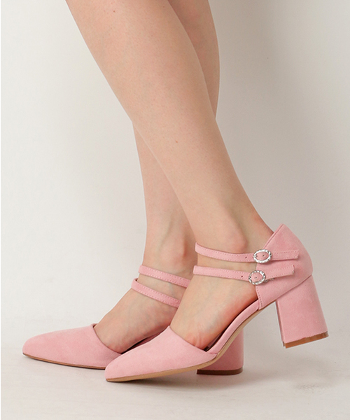 VENCEEXCHANGE(ヴァンスエクスチェンジ)の「ツーストラップセパレートパンプス(パンプス・レディース・ブラック/グレー/ブルー/ピンク・MEDIUM/SMALL/LARGE)」の1枚目の写真