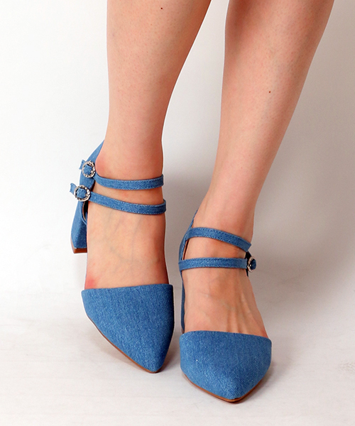 VENCEEXCHANGE(ヴァンスエクスチェンジ)の「ツーストラップセパレートパンプス(パンプス・レディース・ブラック/グレー/ブルー/ピンク・MEDIUM/SMALL/LARGE)」の5枚目の写真