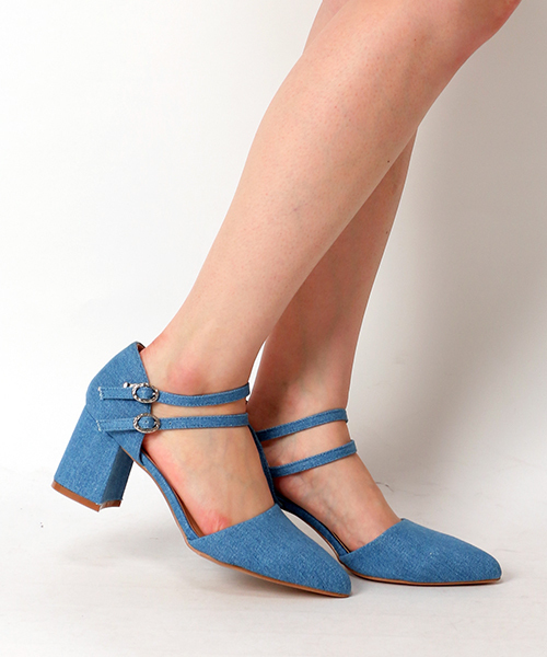 VENCEEXCHANGE(ヴァンスエクスチェンジ)の「ツーストラップセパレートパンプス(パンプス・レディース・ブラック/グレー/ブルー/ピンク・MEDIUM/SMALL/LARGE)」の6枚目の写真