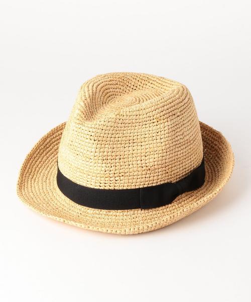 BEAUTY&YOUTH UNITED ARROWS（ビューティーアンドユースユナイテッドアローズ）の「BY ラフィアテープハット ◆（ハット・レディース・ベージュ/ダークブラウン・FREE）」の7枚目の写真
