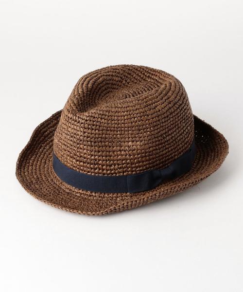 BEAUTY&YOUTH UNITED ARROWS（ビューティーアンドユースユナイテッドアローズ）の「BY ラフィアテープハット ◆（ハット・レディース・ベージュ/ダークブラウン・FREE）」の9枚目の写真