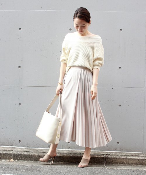 VIOLAd'ORO（ヴィオラドーロ）の「【VIOLA d'ORO】サイドベルト2WAY◆（トートバッグ・レディース・アイボリー/ブラック・FREE）」の8枚目の写真