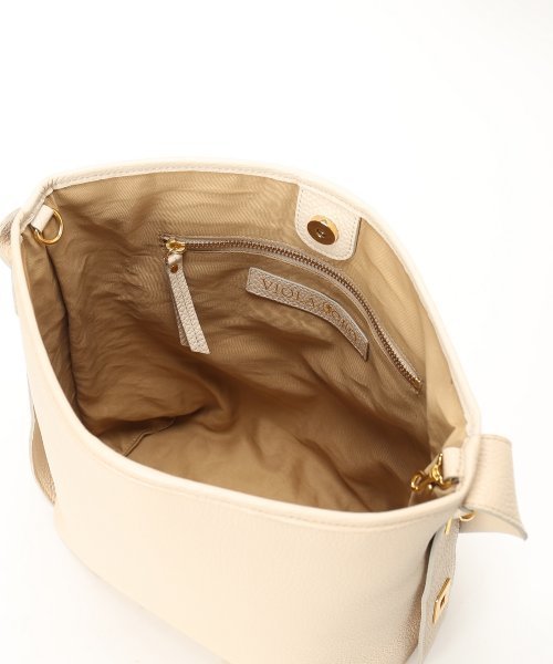 VIOLAd'ORO（ヴィオラドーロ）の「【VIOLA d'ORO】サイドベルト2WAY◆（トートバッグ・レディース・アイボリー/ブラック・FREE）」の18枚目の写真