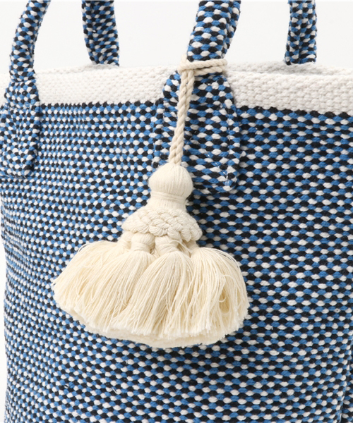 LBC（エルビーシー）の「グラフトート                         （トートバッグ・レディース・ネイビー/ブルー/イエロー・FREE）」の5枚目の写真