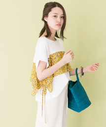 URBAN RESEARCH | UR フラワーフリルプルオーバー(Tシャツ/カットソー)