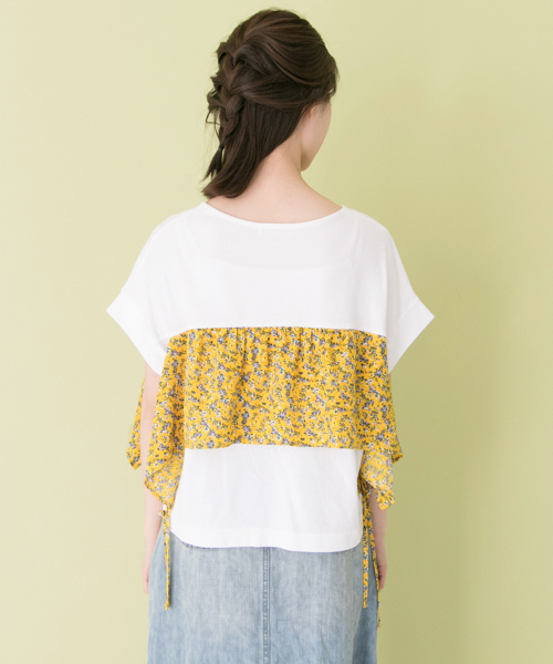 URBAN RESEARCH(アーバンリサーチ)の「フラワーフリルプルオーバー(Tシャツ/カットソー・レディース・オフホワイト/グレー・FREE)」の14枚目の写真