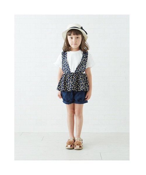 apres les cours（アプレレクール）の「バルーンショートパンツ（その他パンツ・キッズ・ベージュ/ブルー/ネイビー・80/90/110/130/100/140/120）」の4枚目の写真