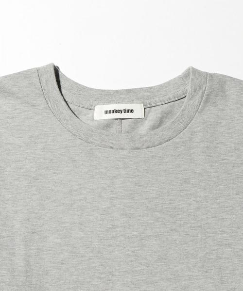 MONKEY TIME（モンキータイム）の「＜monkey time＞ 30TJK LONG TEE/ロングTシャツ ◆（Tシャツ/カットソー・メンズ・ブラック/ホワイト/ベージュ/グレー・X-LARGE/SMALL/MEDIUM/LARGE）」の14枚目の写真