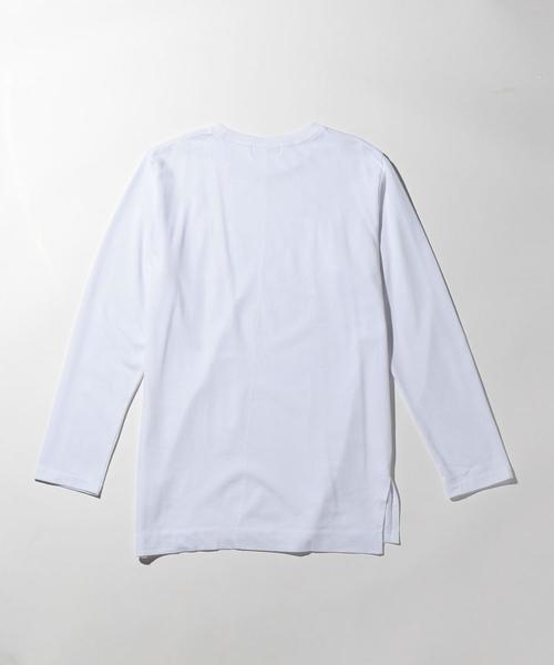 MONKEY TIME（モンキータイム）の「＜monkey time＞ 30TJK LONG TEE/ロングTシャツ ◆（Tシャツ/カットソー・メンズ・ブラック/ホワイト/ベージュ/グレー・X-LARGE/SMALL/MEDIUM/LARGE）」の9枚目の写真