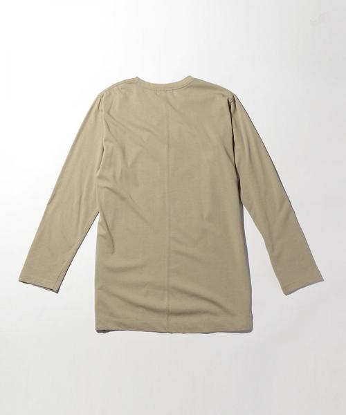 MONKEY TIME（モンキータイム）の「＜monkey time＞ 30TJK LONG TEE/ロングTシャツ ◆（Tシャツ/カットソー・メンズ・ブラック/ホワイト/ベージュ/グレー・X-LARGE/SMALL/MEDIUM/LARGE）」の5枚目の写真