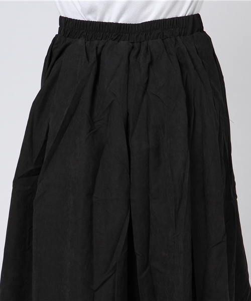 Re:EDIT（リエディ）の「ピーチスキンボリュームフレアスカート（スカート・レディース・ブラック/ベージュ/ブラウン/バーガンディー/グリーン/パープル/ネイビー・MEDIUM/LARGE）」の10枚目の写真