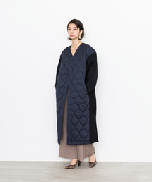 STUDIOUS | キルティングミリタリーコート(その他アウター)