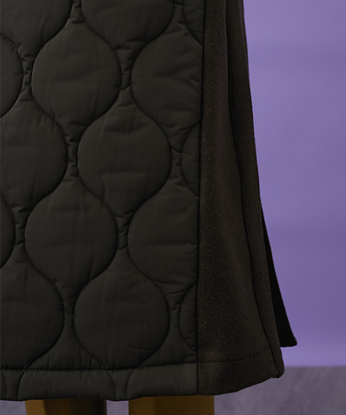 STUDIOUS（ステュディオス）の「【STUDIOUS】キルティングミリタリーコート（その他アウター・レディース・カーキ/ネイビー・1/0）」の9枚目の写真