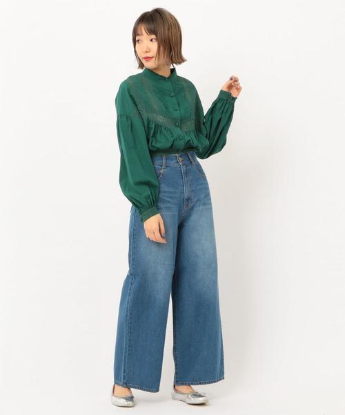 Another Edition（アナザーエディション）の「レーステープブラウス（シャツ/ブラウス・レディース・ベージュ/ナチュラル/ケリー・FREE）」の14枚目の写真