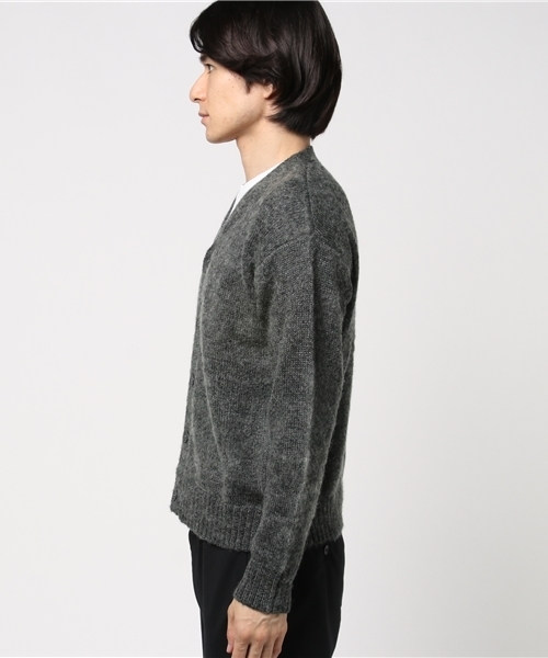 SHIPS JET BLUE（シップスジェットブルー）の「SHIPS JET BLUE: モヘア Vネックカーディガン（カーディガン/ボレロ・メンズ・ネイビー/ダークグレー/オレンジ系その他・SMALL/MEDIUM/LARGE/X-LARGE）」の6枚目の写真