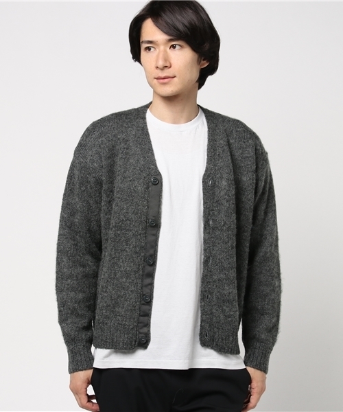 SHIPS JET BLUE（シップスジェットブルー）の「SHIPS JET BLUE: モヘア Vネックカーディガン（カーディガン/ボレロ・メンズ・ネイビー/ダークグレー/オレンジ系その他・SMALL/MEDIUM/LARGE/X-LARGE）」の5枚目の写真