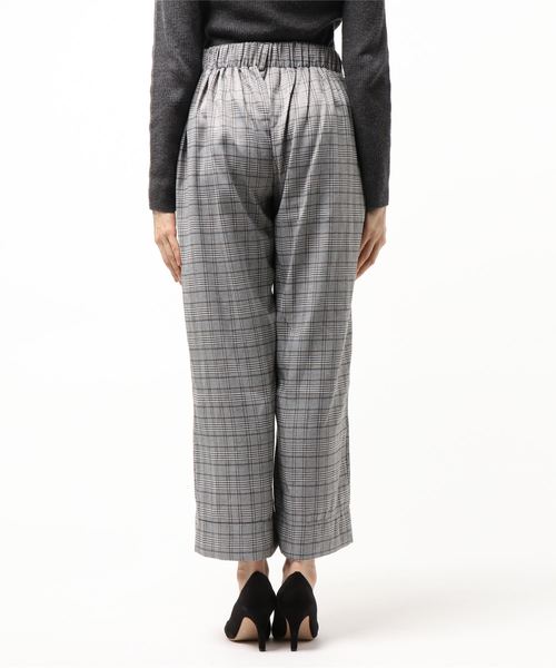 panasea（パナシア）の「グレンチェックセミワイドパンツ（その他パンツ・レディース・ブラック/ベージュ/グレー・FREE）」の4枚目の写真