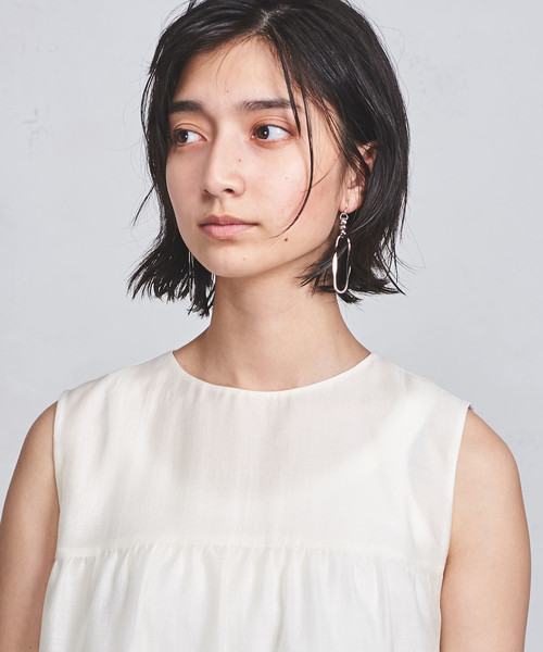 UNITED ARROWS 新品 ティアードノースリーブブラウス UNITED ARROWS（ユナイテッドアローズ）の「UBCS ティアード