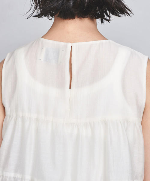 UNITED ARROWS 新品 ティアードノースリーブブラウス UNITED ARROWS（ユナイテッドアローズ）の「UBCS ティアード
