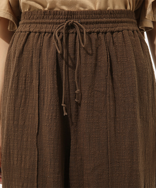 AZUL by moussy（アズールバイマウジー）の「リネンライクEASYPT（その他パンツ・レディース・ネイビー/ライトベージュ/ブラウン・SMALL/MEDIUM）」の19枚目の写真