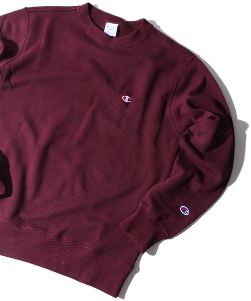 Champion（チャンピオン）の「WEGO/Champion裏毛刺繍プルオーバースウェット（スウェット・メンズ・ネイビー/ホワイト/オートミール/ダークグレー/ブラック/ワイン・MEDIUM/LARGE）」の6枚目の写真