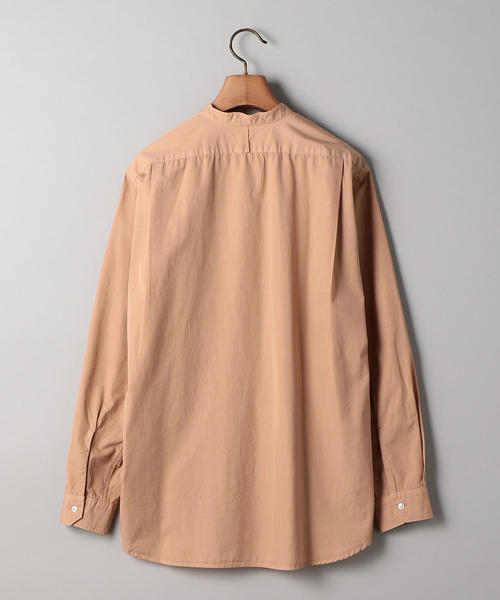 UNITED ARROWS（ユナイテッドアローズ）の「UAST オーバーダイ バンドカラー シャツ（シャツ/ブラウス・メンズ・ダークブラウン/シャーベット・MEDIUM/SMALL/X-LARGE/LARGE）」の3枚目の写真