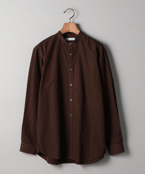 UNITED ARROWS（ユナイテッドアローズ）の「UAST オーバーダイ バンドカラー シャツ（シャツ/ブラウス・メンズ・ダークブラウン/シャーベット・MEDIUM/SMALL/X-LARGE/LARGE）」の11枚目の写真