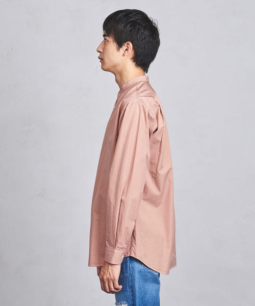 UNITED ARROWS（ユナイテッドアローズ）の「UAST オーバーダイ バンドカラー シャツ（シャツ/ブラウス・メンズ・ダークブラウン/シャーベット・MEDIUM/SMALL/X-LARGE/LARGE）」の8枚目の写真