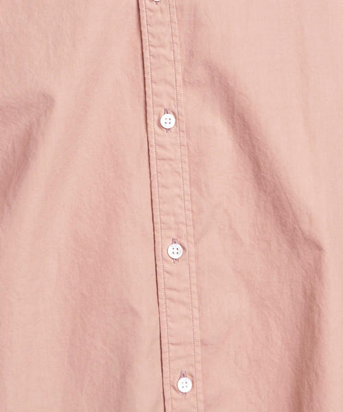 UNITED ARROWS（ユナイテッドアローズ）の「UAST オーバーダイ バンドカラー シャツ（シャツ/ブラウス・メンズ・ダークブラウン/シャーベット・MEDIUM/SMALL/X-LARGE/LARGE）」の4枚目の写真