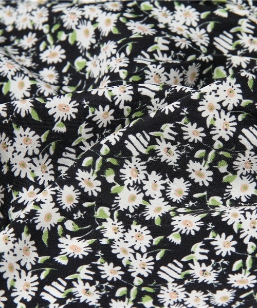 MAJESTIC LEGON（マジェスティックレゴン）の「マーガレット柄OP（ワンピース・レディース・ネイビー/ラベンダー/イエロー/ライトグリーン・FREE）」の13枚目の写真