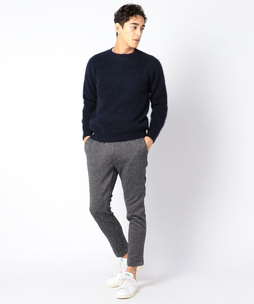 SHIPS JET BLUE（シップスジェットブルー）の「SHIPS JET BLUE: ウールライク フリース ジョガーパンツ（その他パンツ・メンズ・チャコールグレー/ネイビー/ダークグレー/グレー系その他・SMALL/MEDIUM/LARGE/X-SMALL）」の7枚目の写真