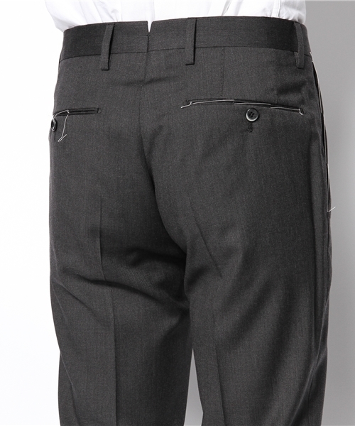 PT01 BEAMS F ビームスエフ スラックス チャコールグレー BEAMS F