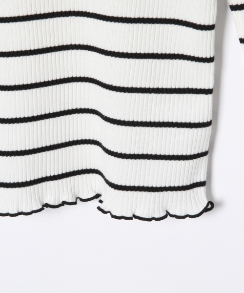 GLOBAL WORK（グローバルワーク）の「【キッズ】リブメローTEE長袖/820510（Tシャツ/カットソー・キッズ・ホワイト/ブラウン/その他1・SMALL/MEDIUM/LARGE/X-LARGE/XX-LARGE）」の10枚目の写真