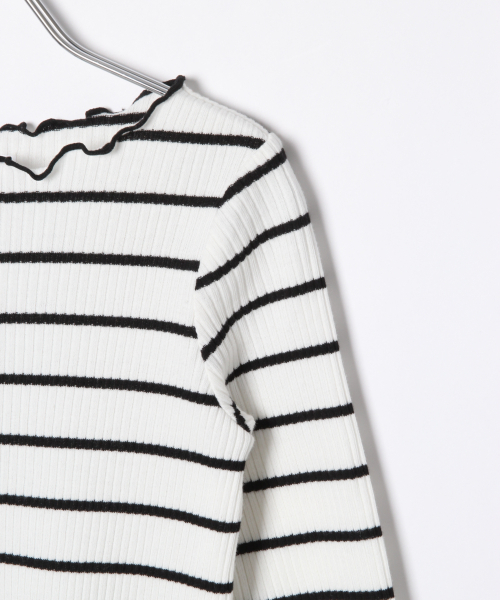 GLOBAL WORK（グローバルワーク）の「【キッズ】リブメローTEE長袖/820510（Tシャツ/カットソー・キッズ・ホワイト/ブラウン/その他1・SMALL/MEDIUM/LARGE/X-LARGE/XX-LARGE）」の18枚目の写真