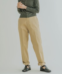 「KHA:KI / カーキ」HIGHRISE STRAIGHT CHINO ハイライズストレートチノパンツ