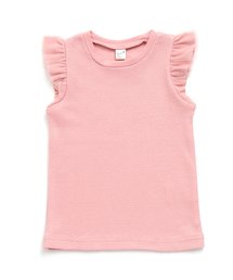 apres les cours | テレコフリルタンクトップ(Tシャツ/カットソー)