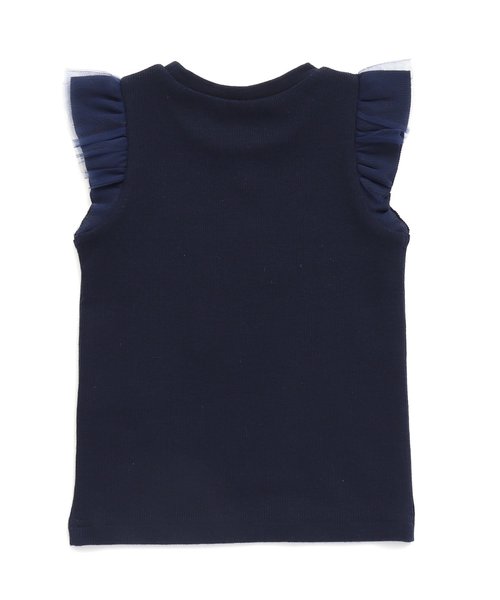 apres les cours(アプレレクール)の「テレコフリルタンクトップ(Tシャツ/カットソー・キッズ・その他2/ネイビー/ピンク/イエロー・80/90/100/110/120/130/140)」の10枚目の写真