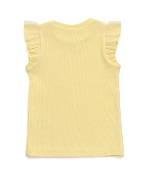 apres les cours(アプレレクール)の「テレコフリルタンクトップ(Tシャツ/カットソー・キッズ・その他2/ネイビー/ピンク/イエロー・80/90/100/110/120/130/140)」の8枚目の写真